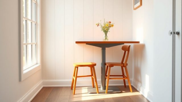 Tiny Goat House: Best Space-Saving Dining Tables for Compact Living