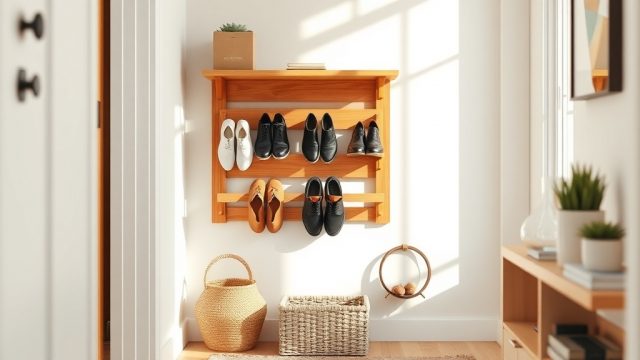 TinyDwell: Best Wall-Mounted Shoe Racks for Compact Living