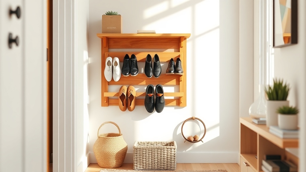 TinyDwell: Best Wall-Mounted Shoe Racks for Compact Living