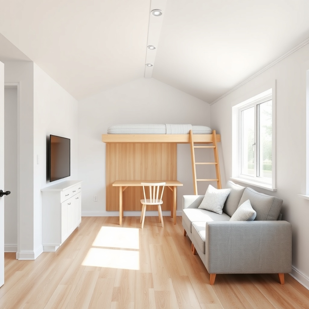 A photorealistic wide-angle shot of a bright