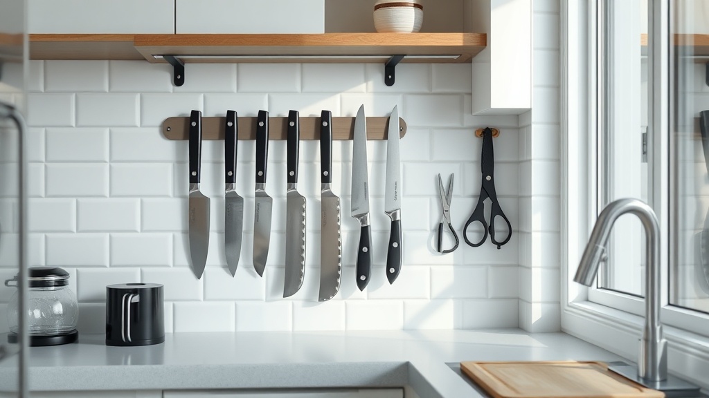 TinyDwell: Best Compact Magnetic Knife Racks for Tiny Kitchens