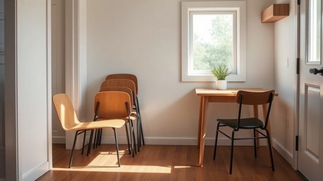 Tumbleweed Fencl: Best Compact Stacking Chairs for Tiny Living