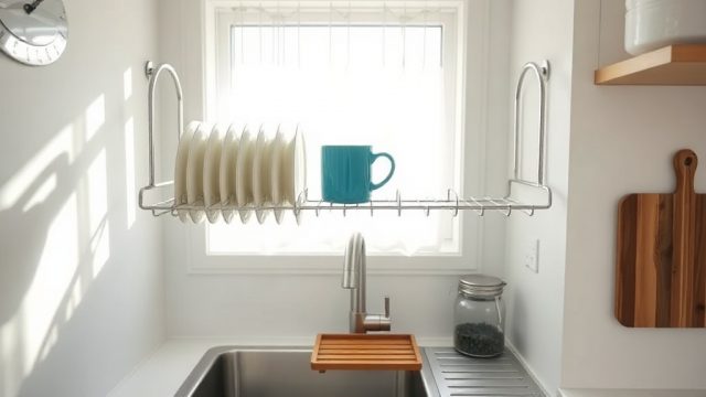 Tumbleweed Fencl: Best Compact Wall-Mounted Drying Racks for Tiny Kitchens